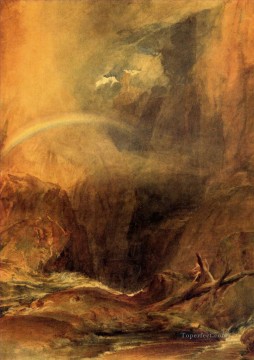 ジョセフ・マロード・ウィリアム・ターナー Painting - 悪魔の橋 サン ゴタール ロマンチック ターナー